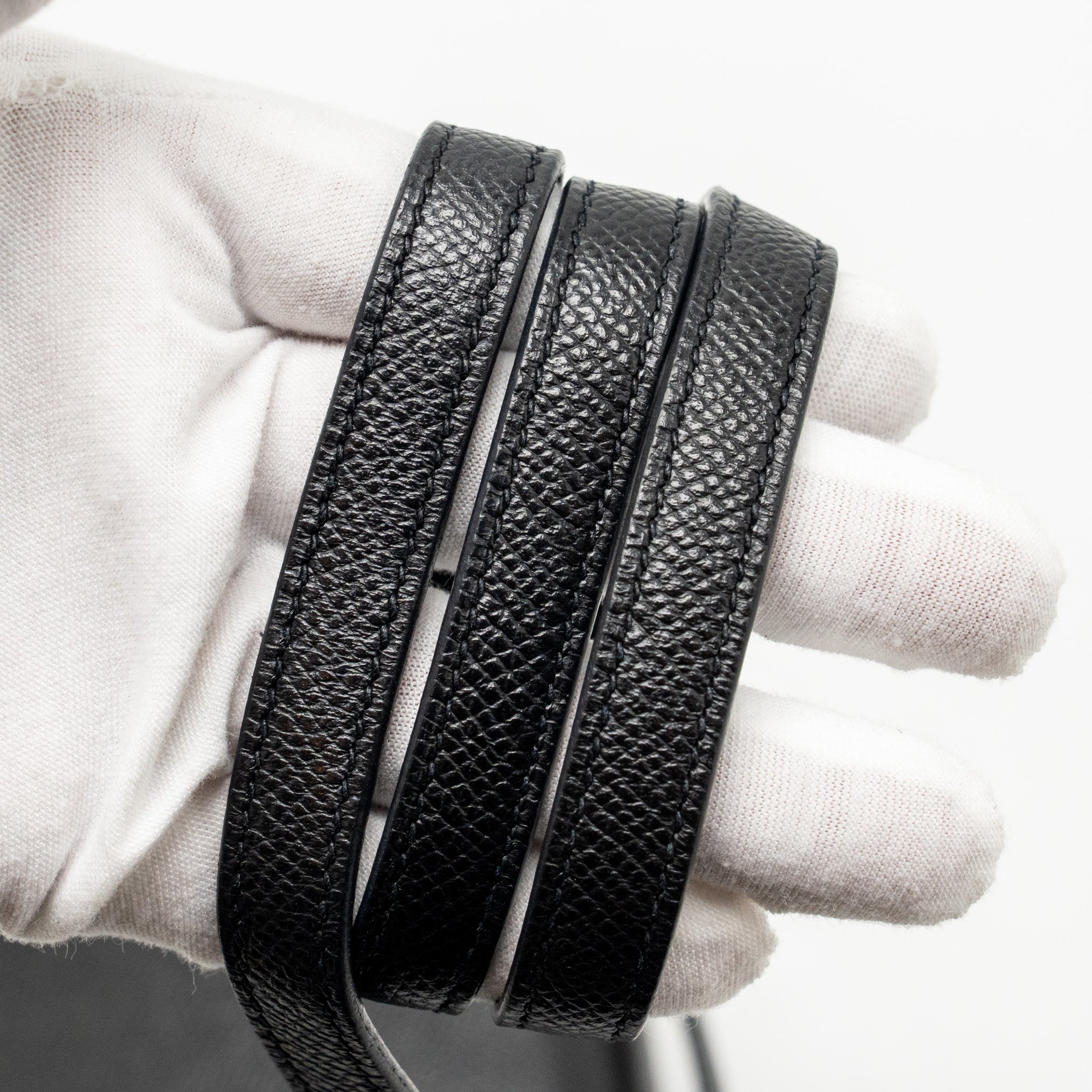 LOEWE BRACELET POUCH LAMBSKIN BLACK GHW