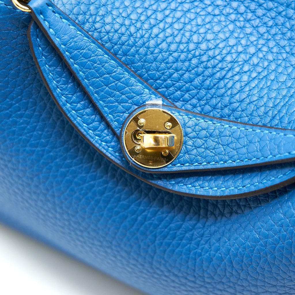HERMES MINI LINDY 7Q MYKONOS GHW