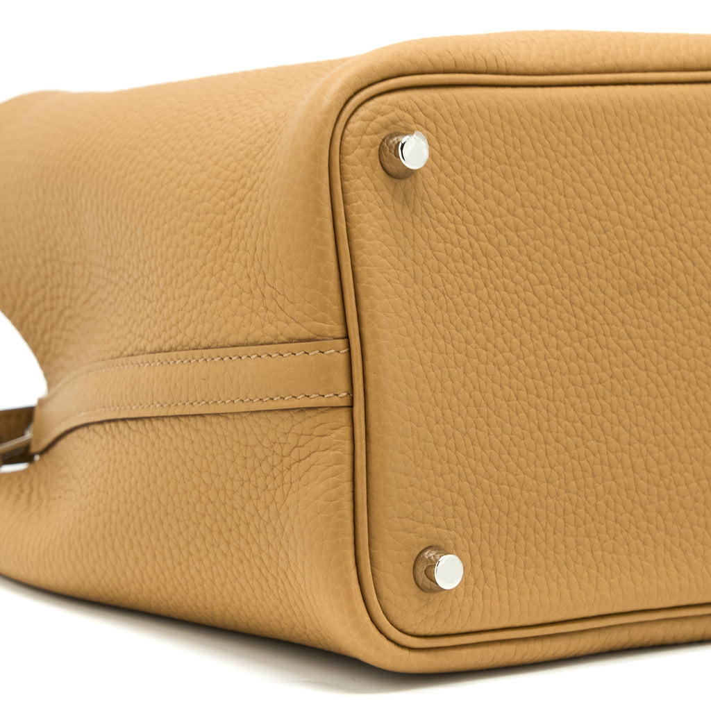HERMES PICOTIN 18 LOCK BAG CLEMENCE BISCUIT SHW