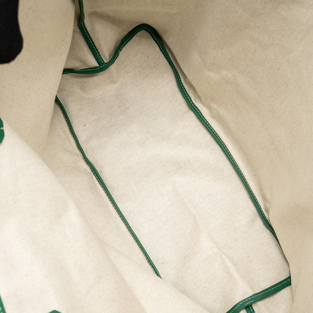 GOYARD SAINT LOUIS PM TOTE GOYARDINE CANVAS GREEN SHW