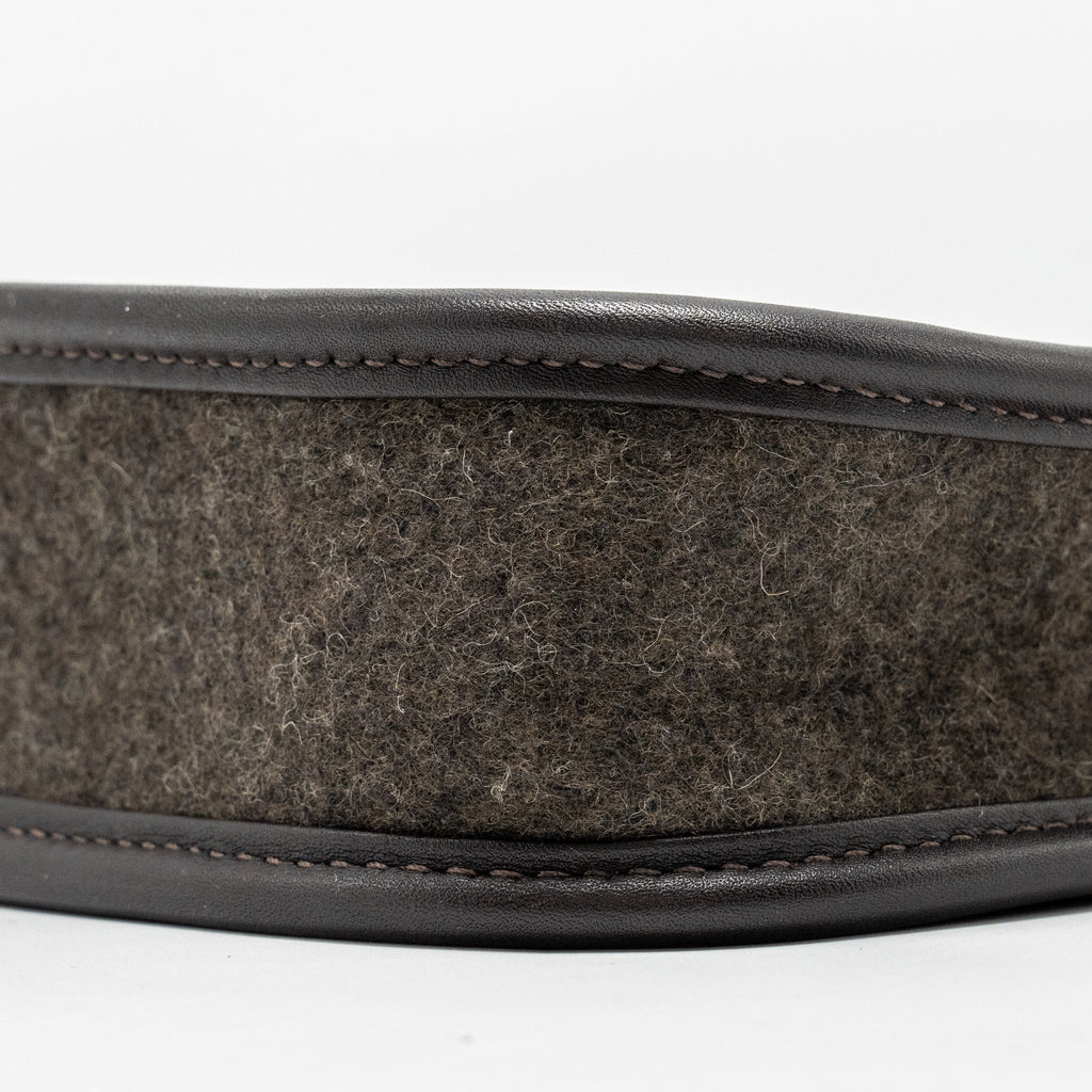 HERMES MINI EVELYNE FEUTRE/SWIFT/SANGLE WOOL EBENE