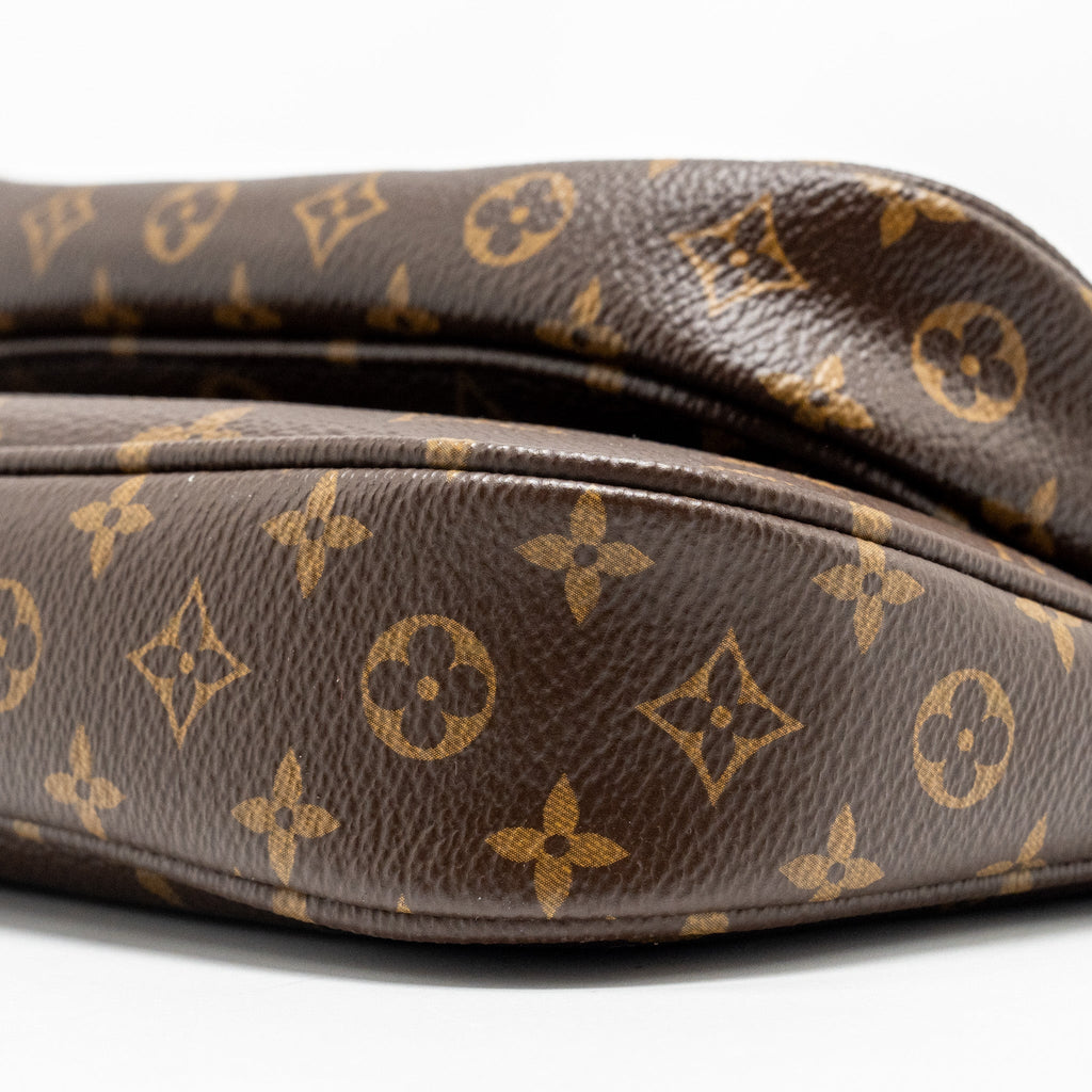 LOUIS VUITTON MULTI POCHETTE MONOGRAM CANVAS ROSE CLAIR GHW