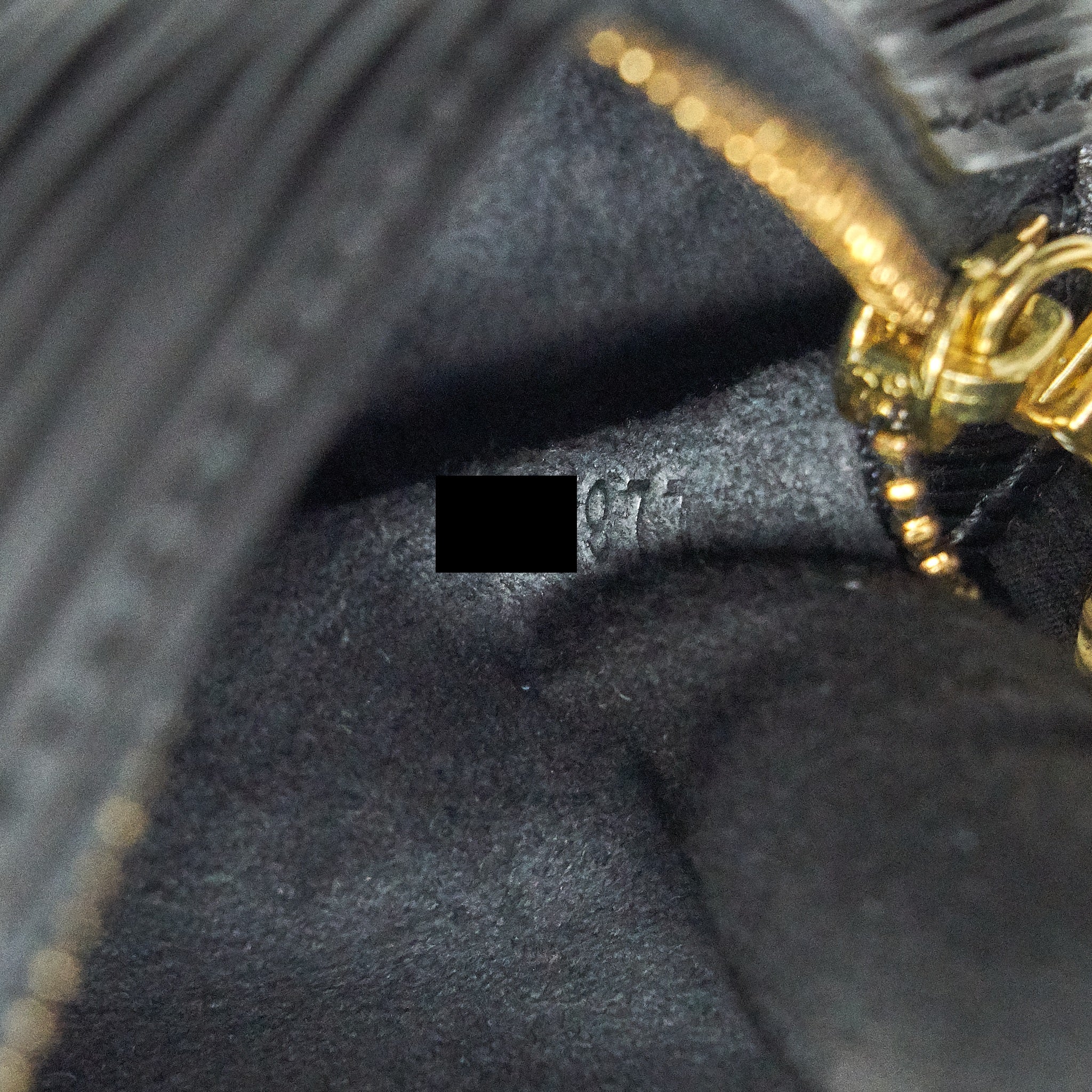 LOUIS VUITTON VINTAGE PAPILLON EPI BLACK