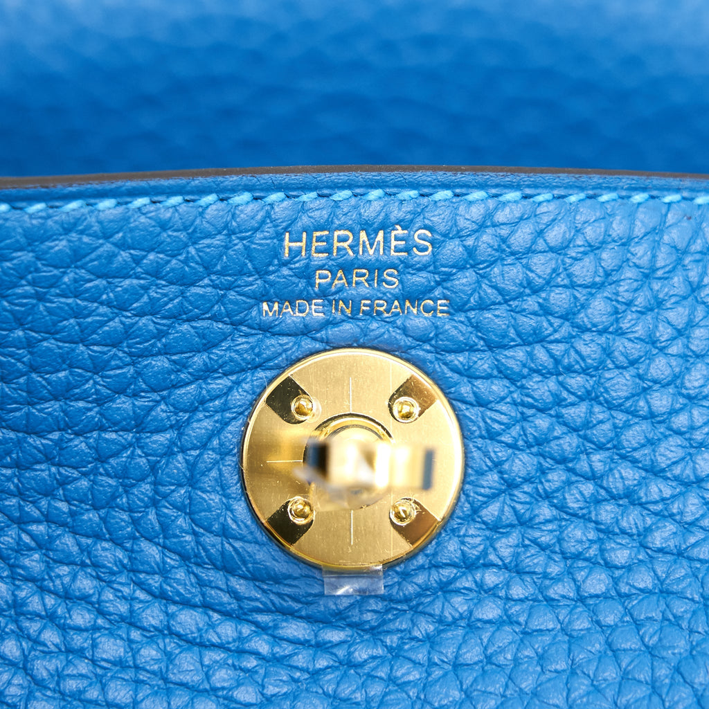 HERMES MINI LINDY 7Q MYKONOS GHW