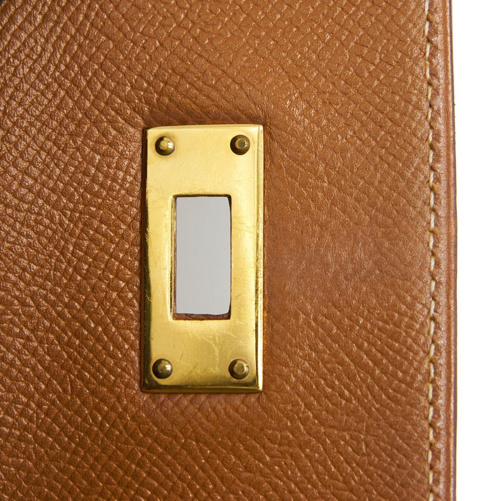 HERMES KELLY 32 GOLD WITH GHW EPSOM