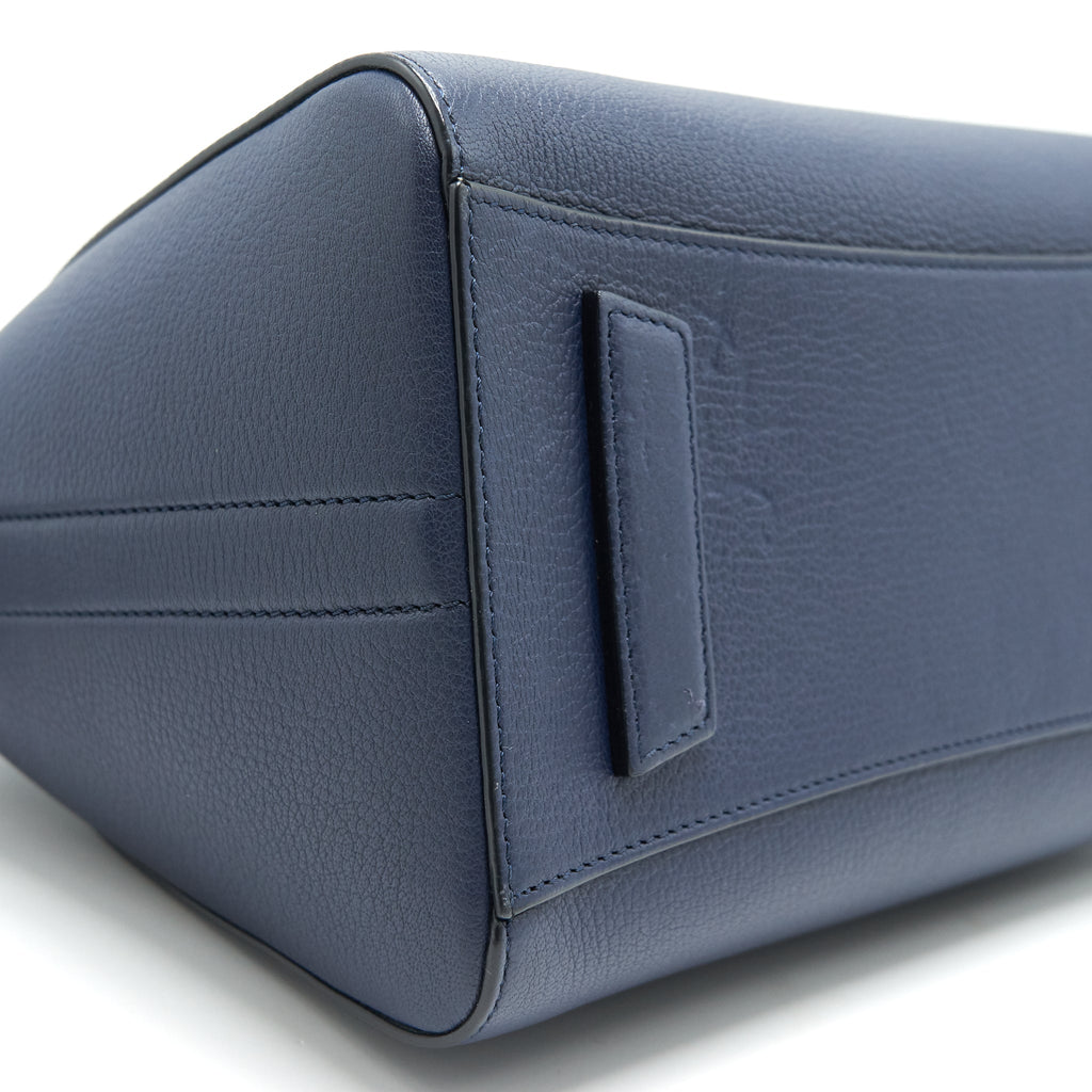 GIVENCHY SMALL ANTIGONA TOTE BAG NAVY SHW