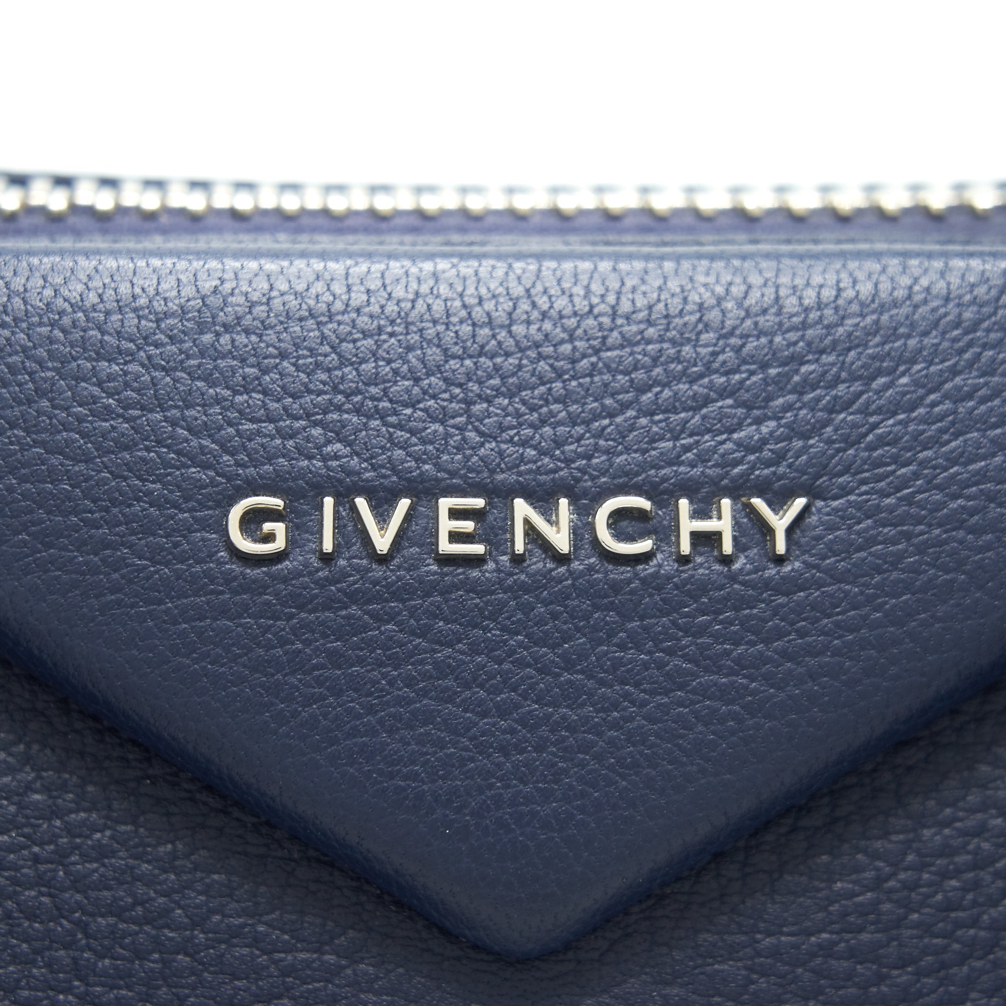 GIVENCHY SMALL ANTIGONA TOTE BAG NAVY SHW