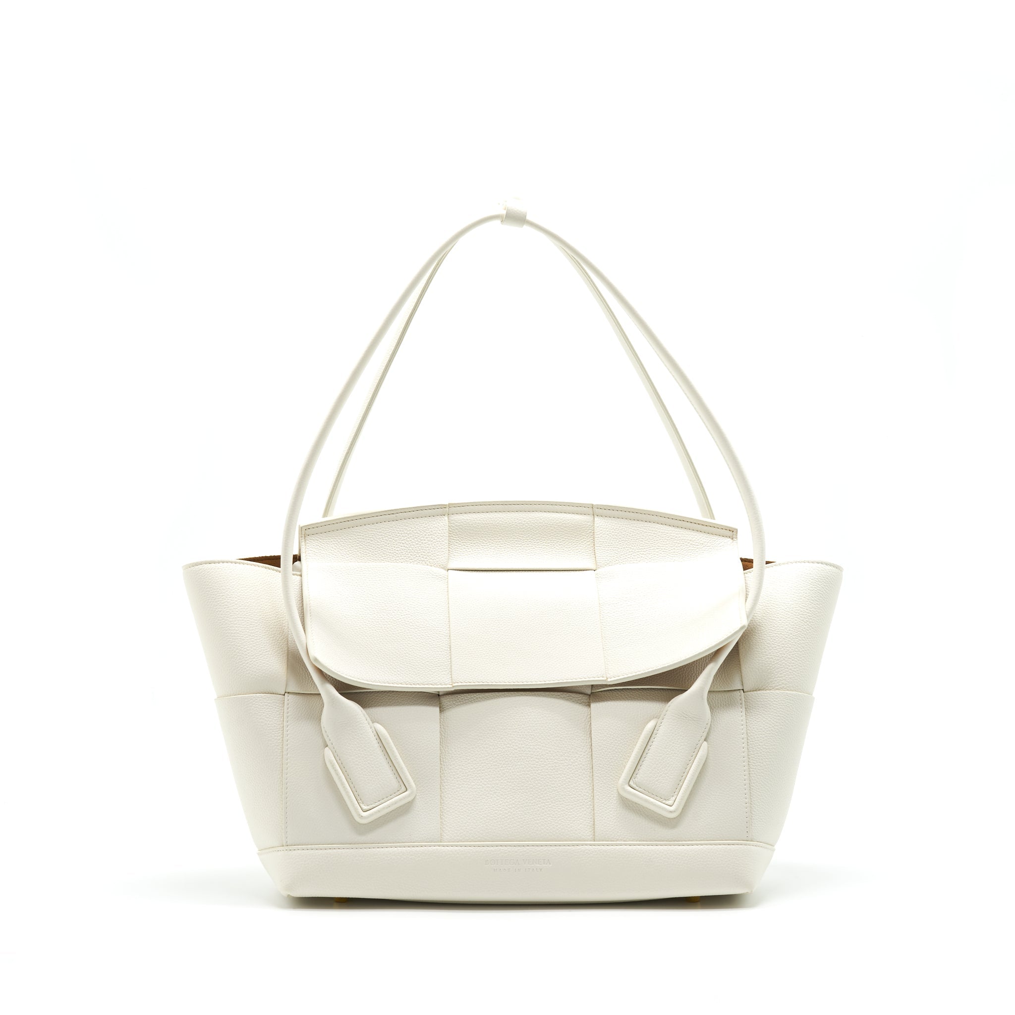 BOTTEGA VENETA  MEDIUM ARCO BAG WHITE