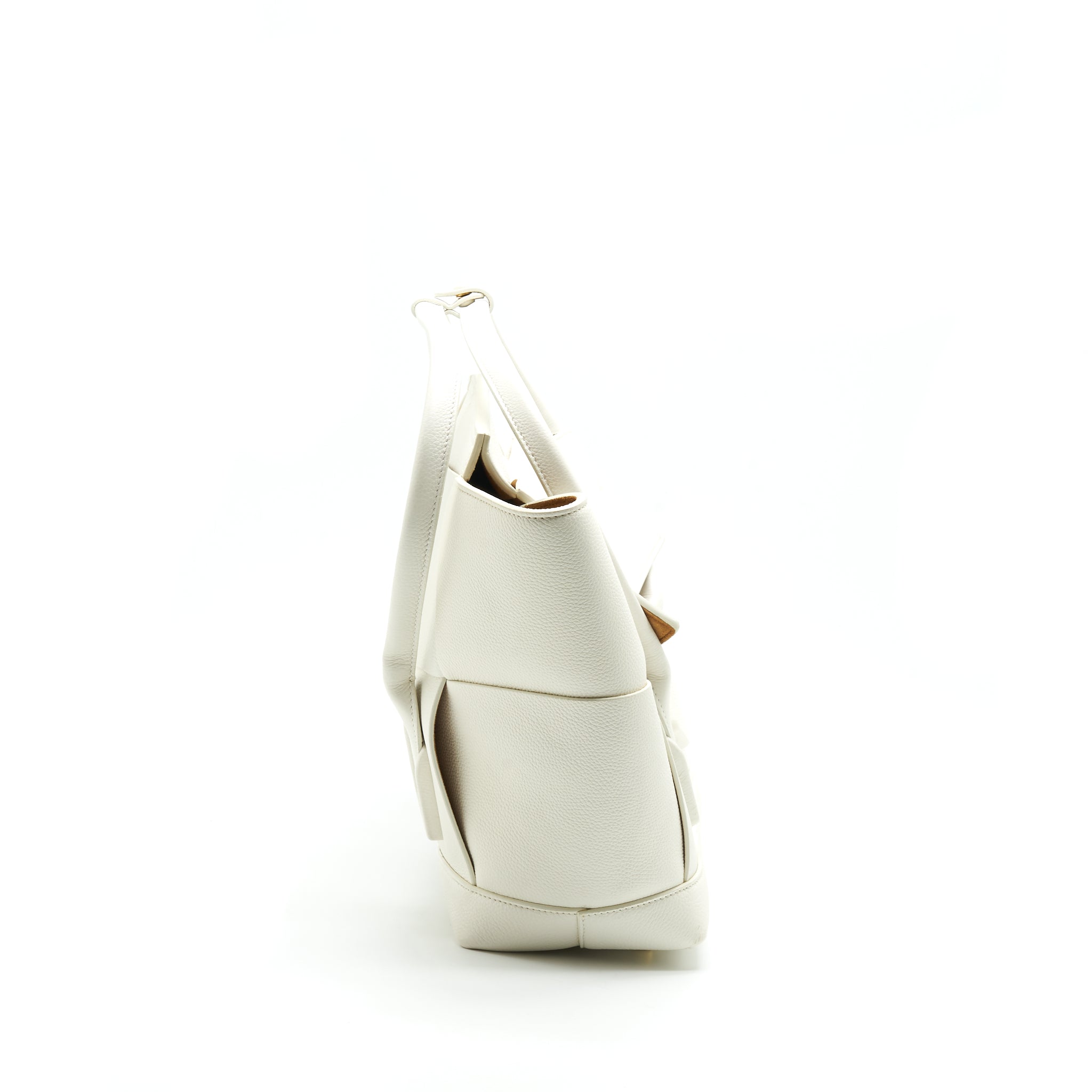 BOTTEGA VENETA  MEDIUM ARCO BAG WHITE