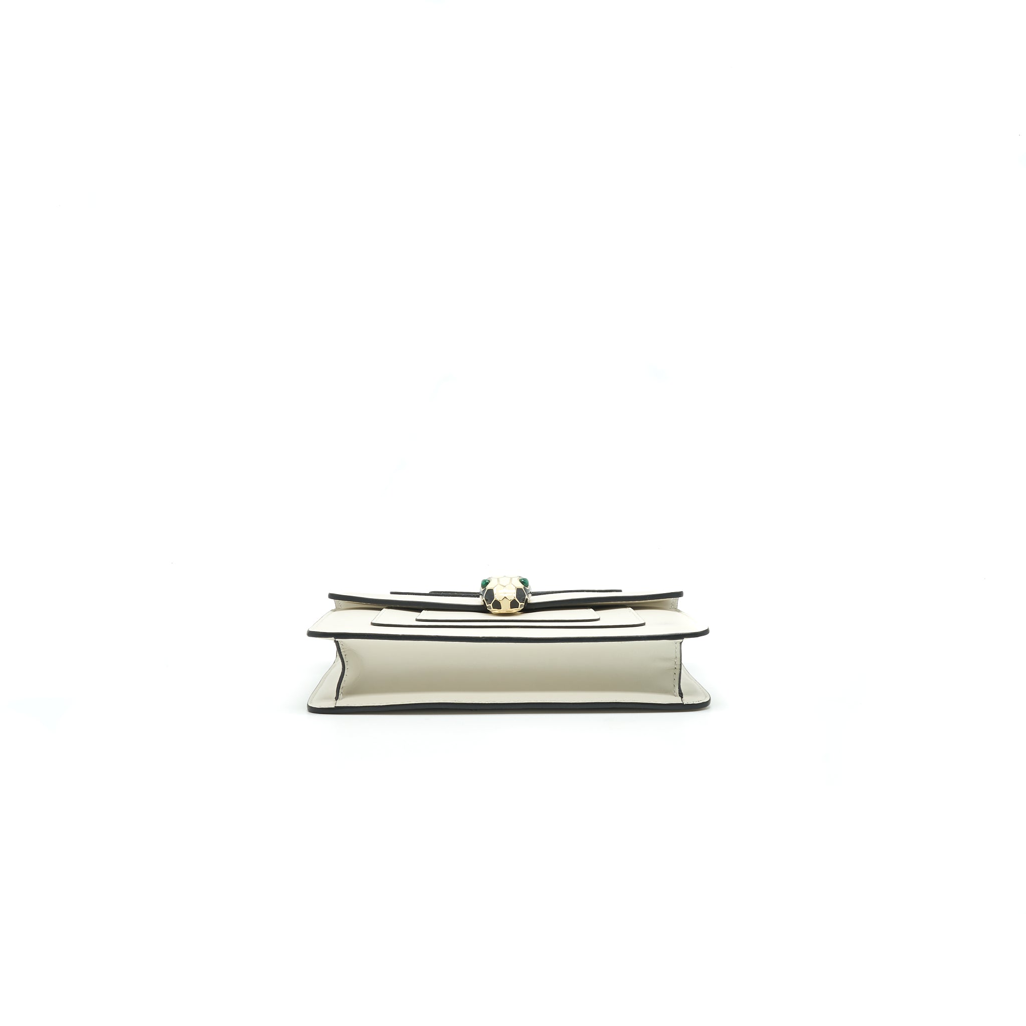 BVLGARI SERPENTI FOREVER CROSSBODY BAG WHITE