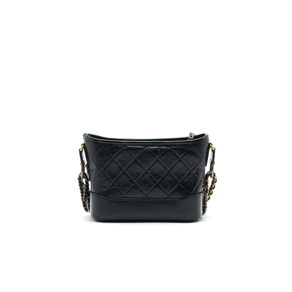 CHANEL SMALL BLACK GABRIELLE HOBO BAG
