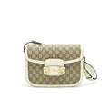 GUCCI HORSEBIT 1955 SMALL SHOULDER BAG WHITE LEATHER