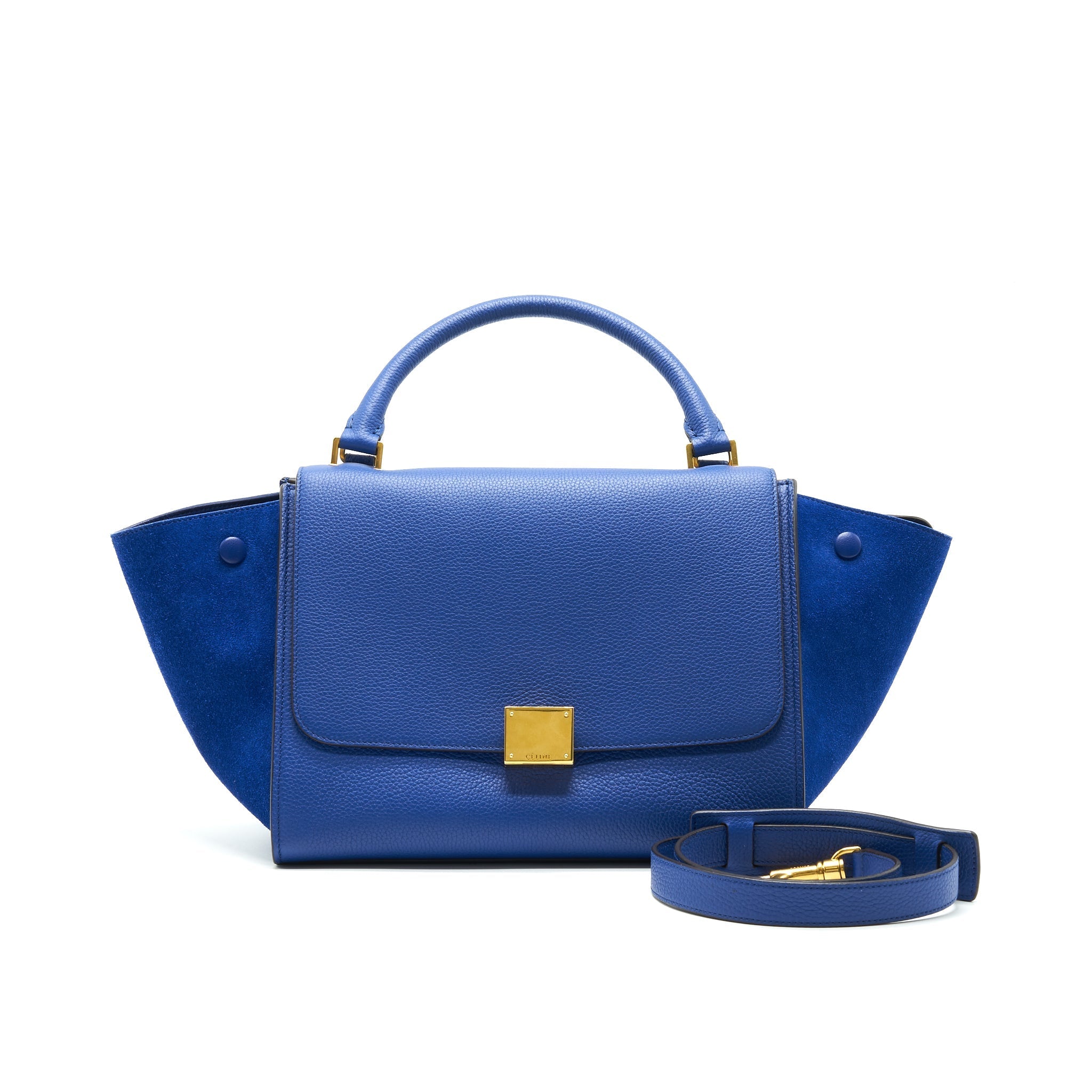 CELINE TRAPEZE BLUE WITH GHW