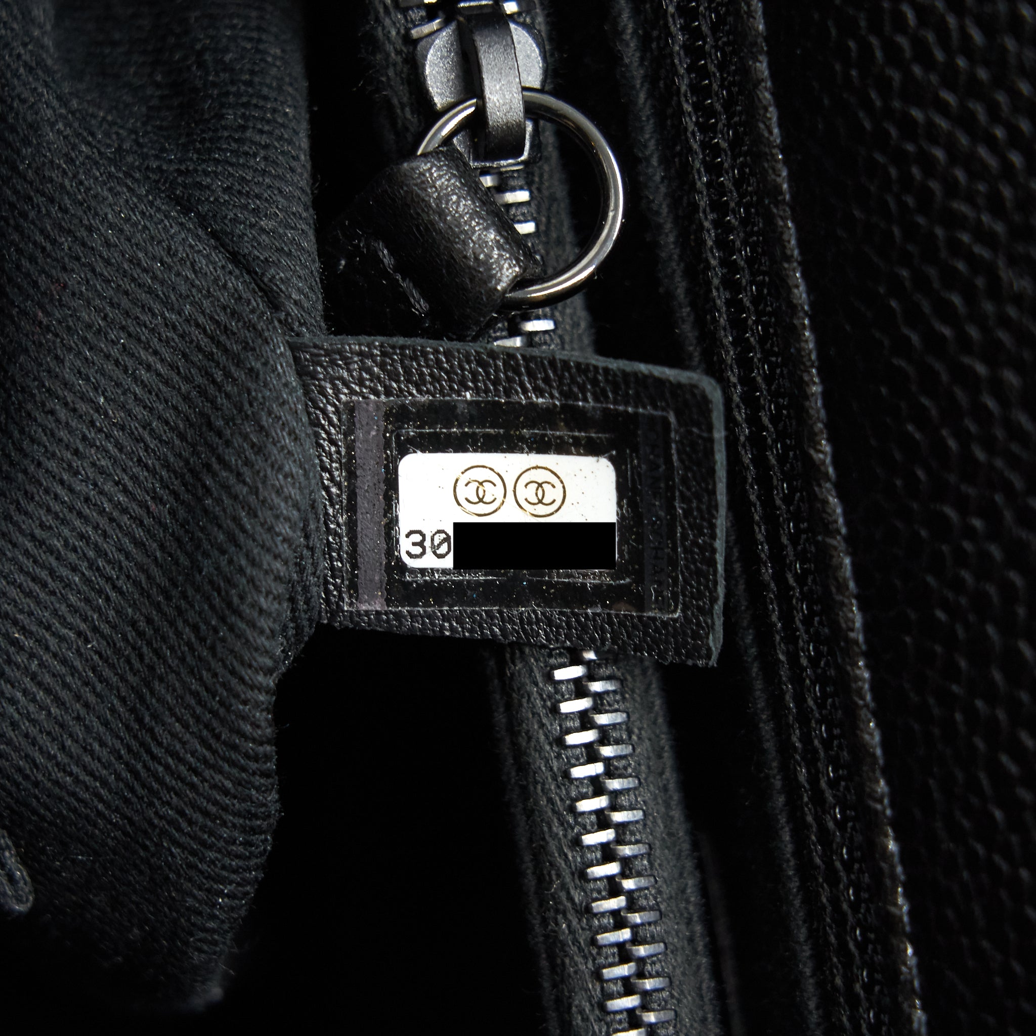 CHANEL COCO HANDLE SMALL FLAP BAG GRAINED CALFSKIN & BLACK METAL