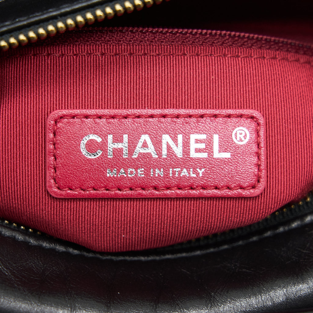 CHANEL SMALL GABRILLE HOBO BAG BLACK
