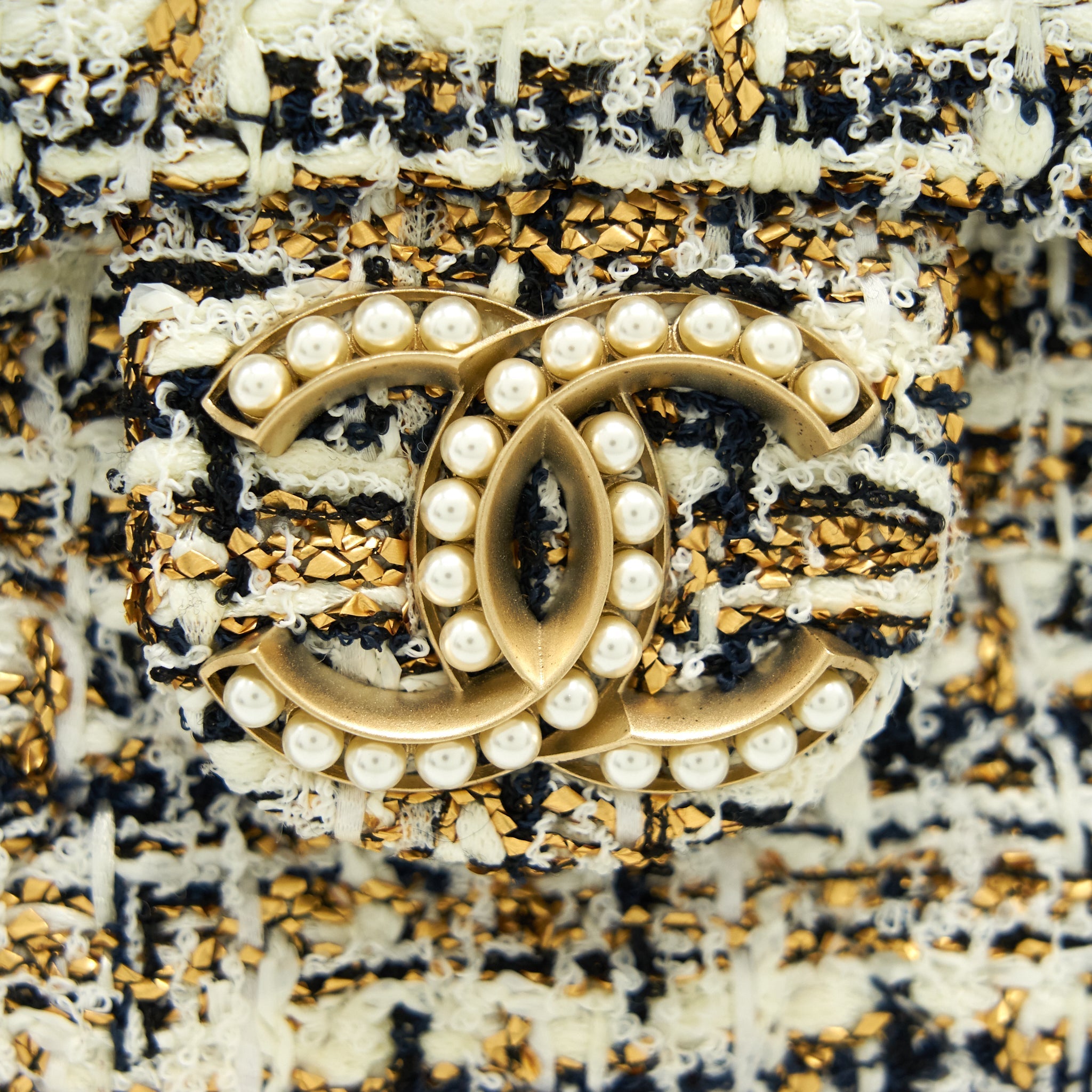 CHANEL TWEED FLAP BAG LIMITED EDITION