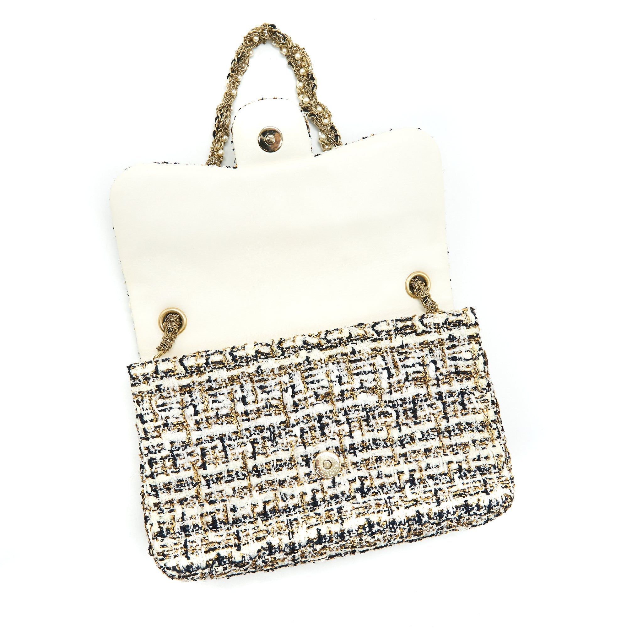 CHANEL TWEED FLAP BAG LIMITED EDITION