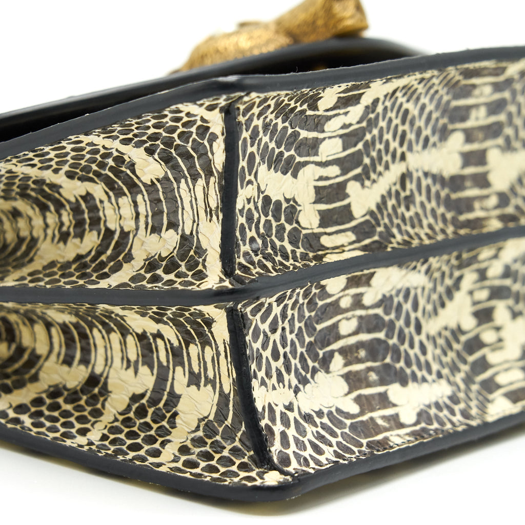 GUCCI FOX FLAP PYTHON BAG LIMITED