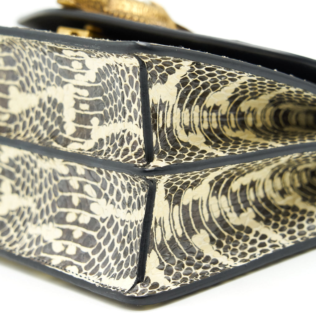 GUCCI FOX FLAP PYTHON BAG LIMITED