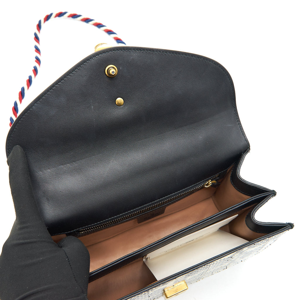 GUCCI FOX FLAP PYTHON BAG LIMITED