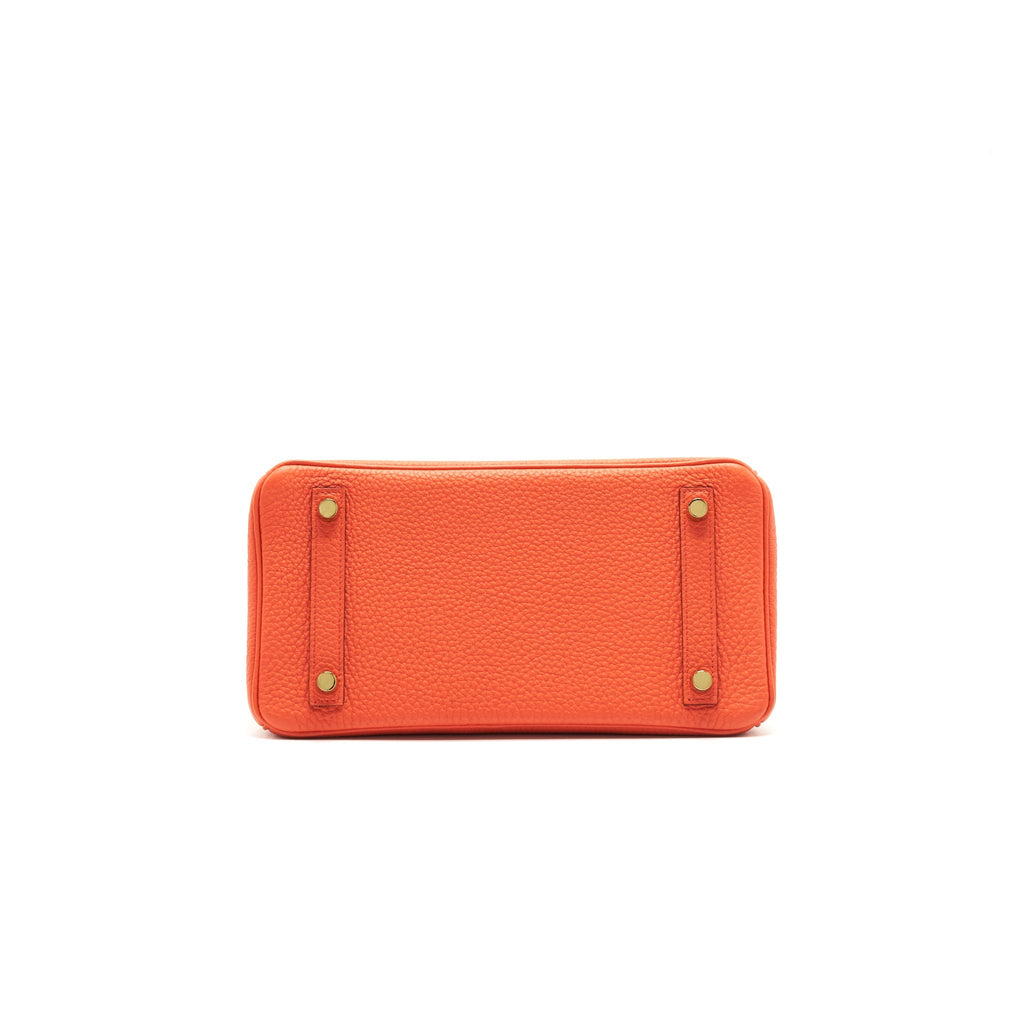 HERMES BIRKIN TOGO 25 ORANG POPPY