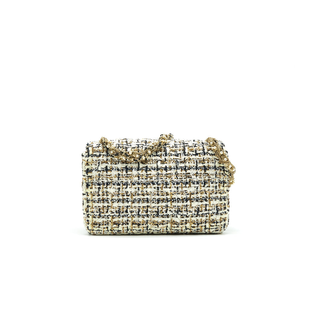 CHANEL TWEED FLAP BAG LIMITED EDITION