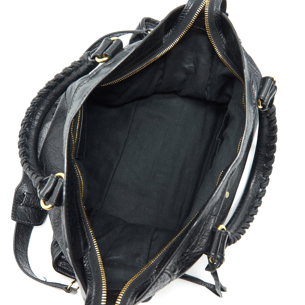 BALENCIAGA GIANT CITY BAG BLACK