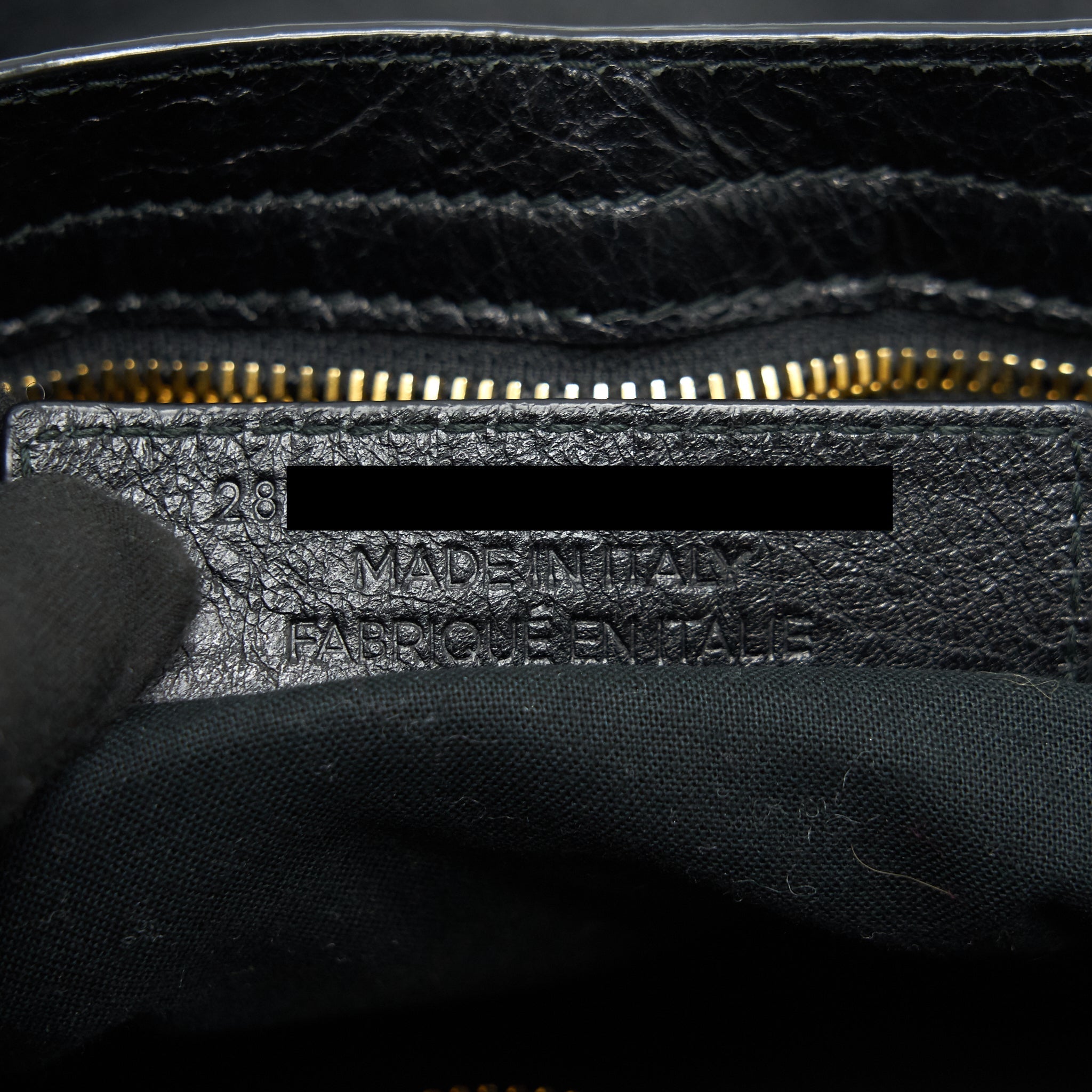 BALENCIAGA GIANT CITY BAG BLACK