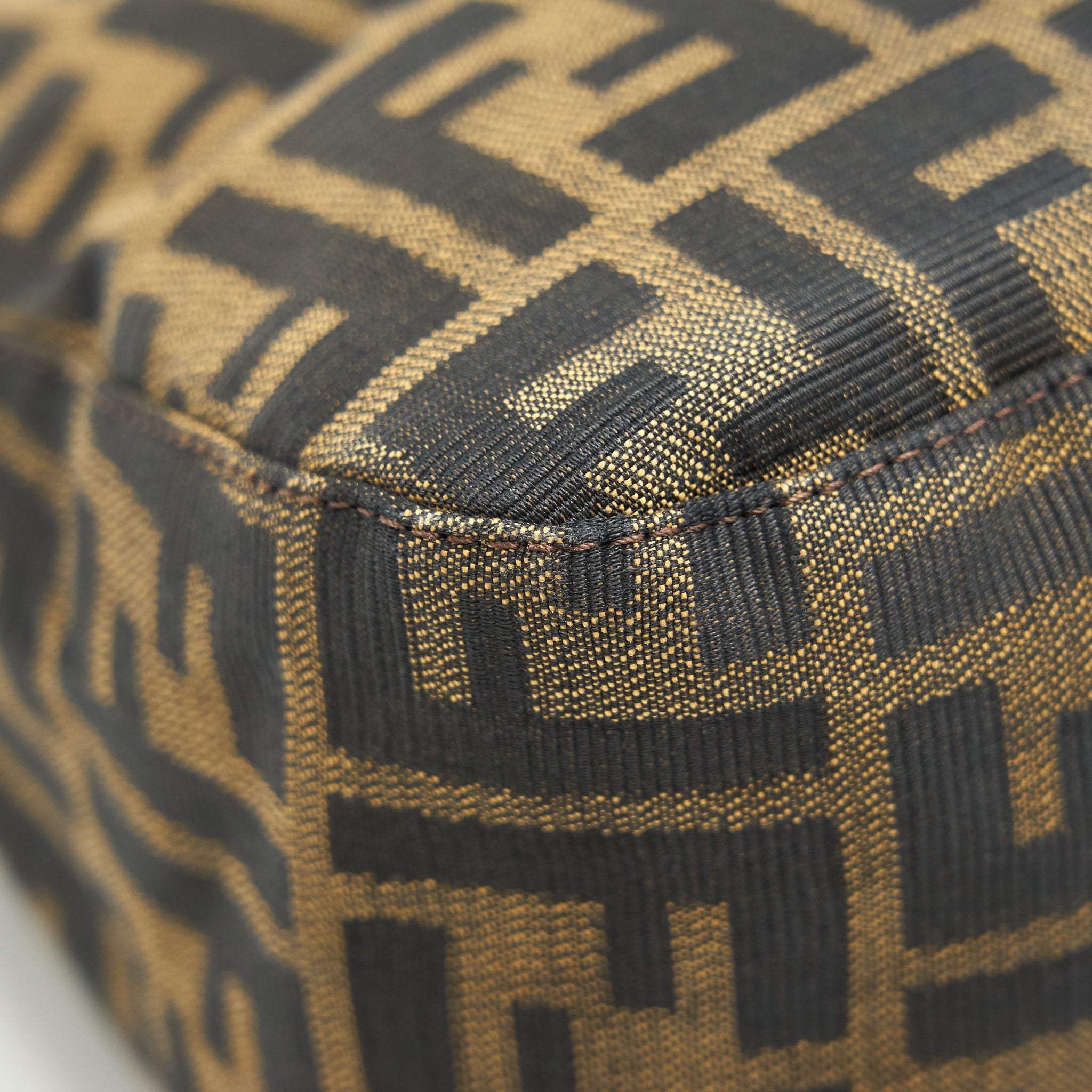 FENDI VINTAGE ZUCCA MAMMA BAGUETTE BAG