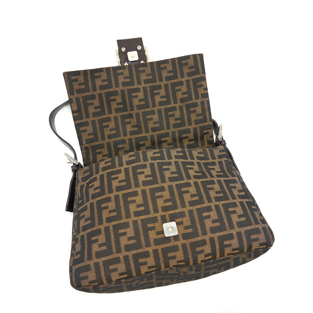 FENDI VINTAGE ZUCCA MAMMA BAGUETTE BAG