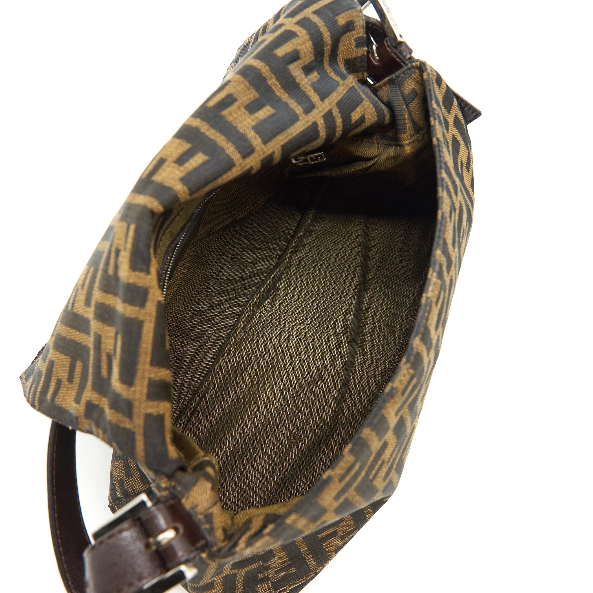 FENDI VINTAGE ZUCCA MAMMA BAGUETTE BAG