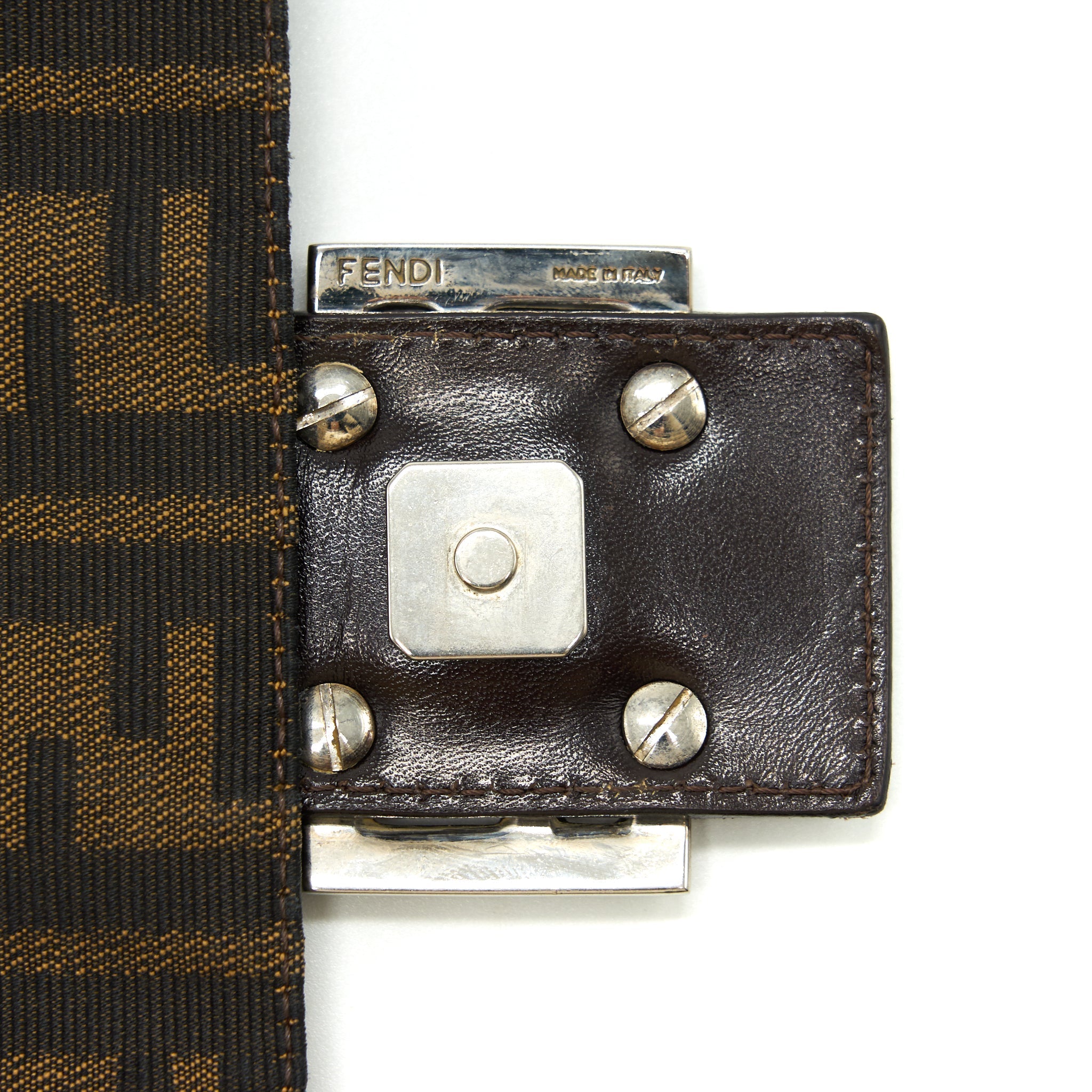 FENDI VINTAGE ZUCCA MAMMA BAGUETTE BAG