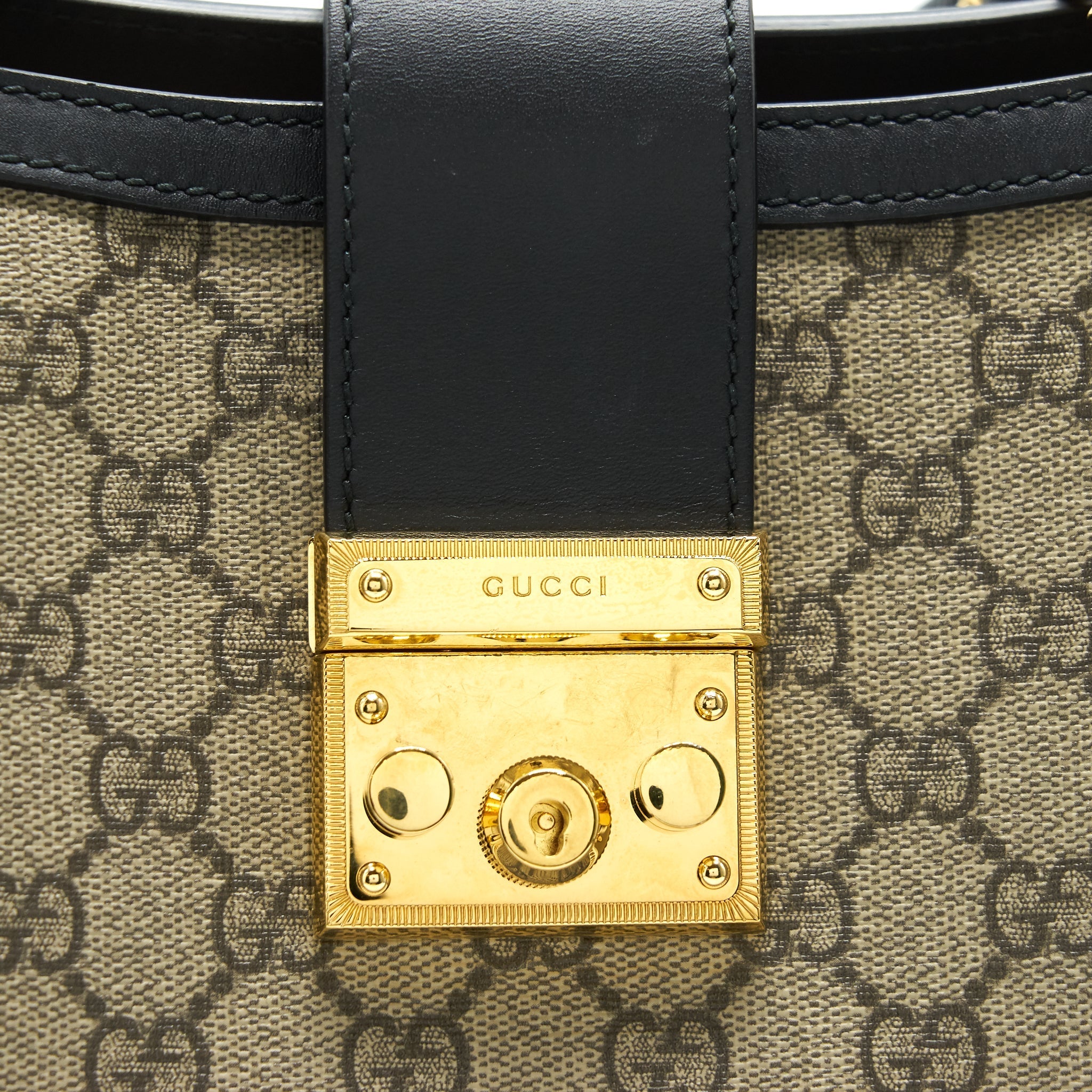 GUCCI PADLOCK GG SHOULDER BAG