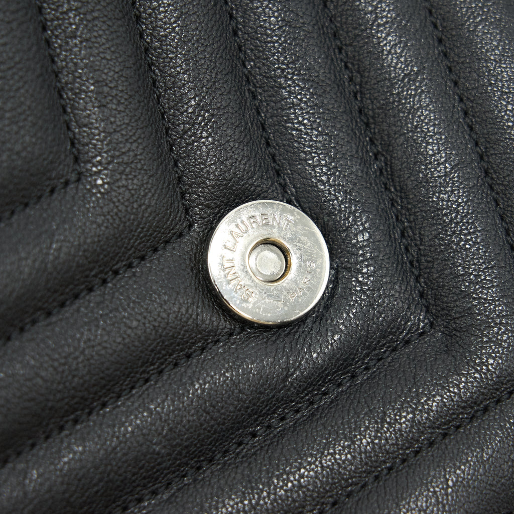 SAINT LAURENT / YSL CHEVRON MONOGRAM BAG LIMITED EDITION