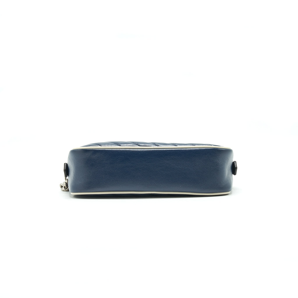 GUCCI SMALL GG MARMONT BAG NAVY