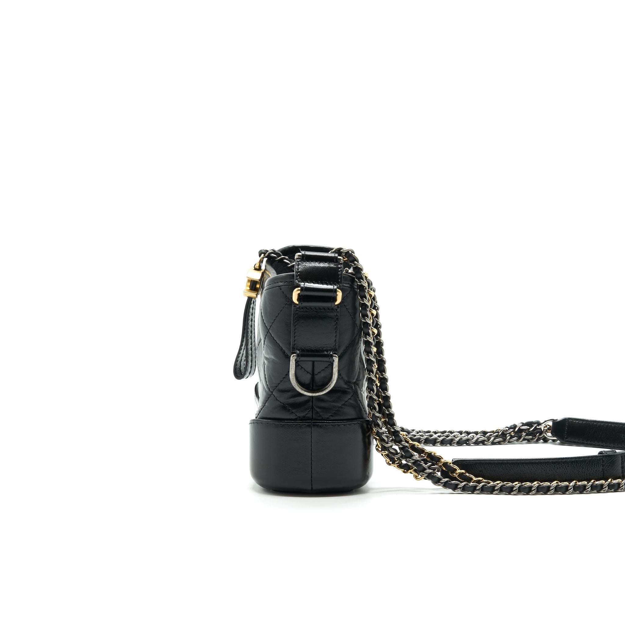 CHANEL SMALL GABRIELLE HOBO BAG BLACK