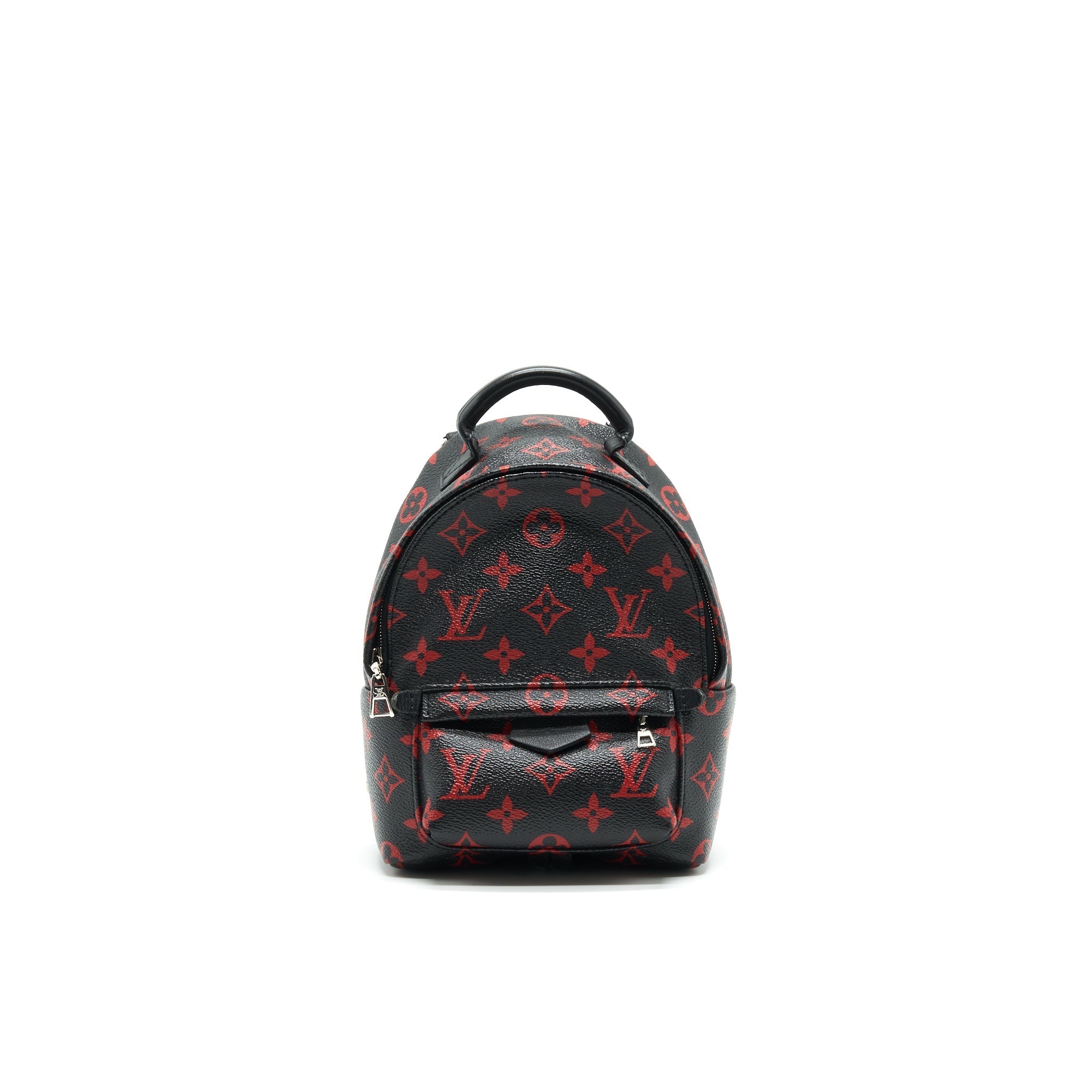 LOUIS VUITTON PALM SPRINGS MINI BACKPACK IN BLACK AND RED