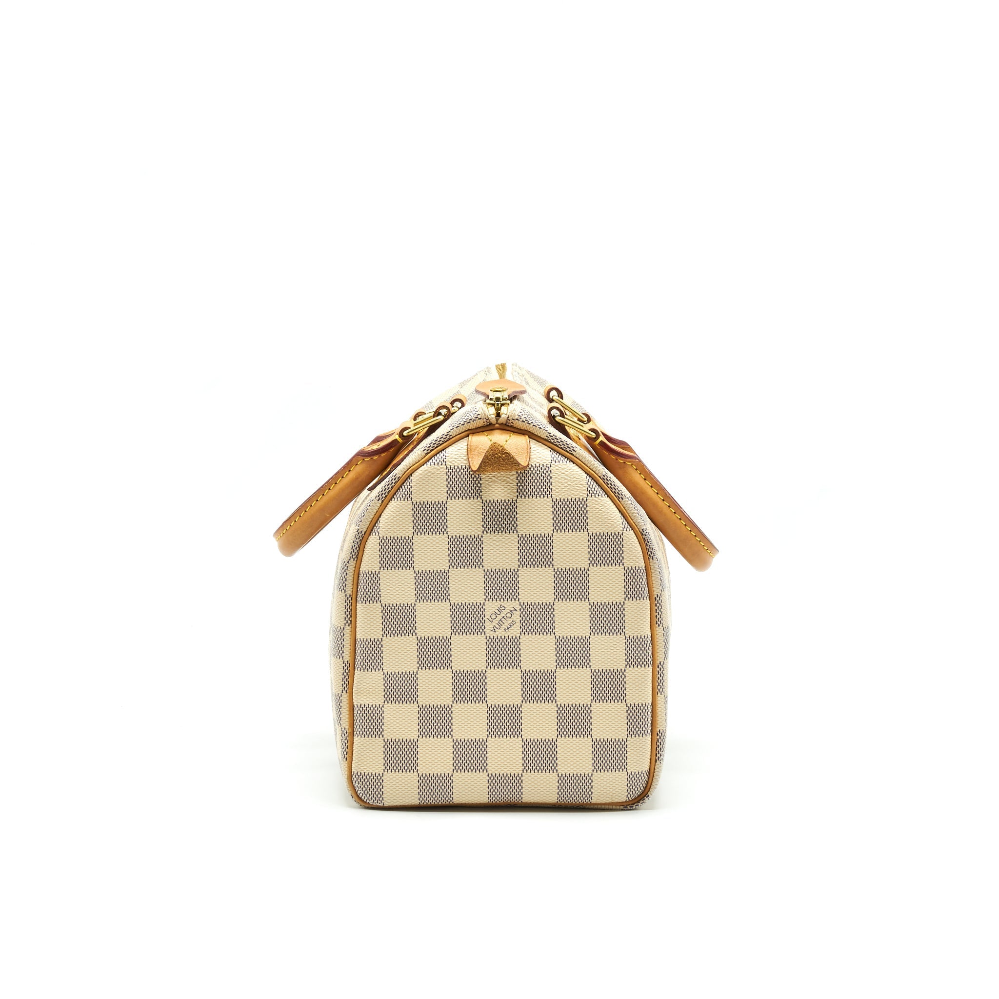 LOUIS VUITTON SPEEDY 25 DAMIER AZUR CANVAS HANDBAG