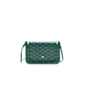 GOYARD PLUMET CROSSBAG WALLET CLUTCH GREEN