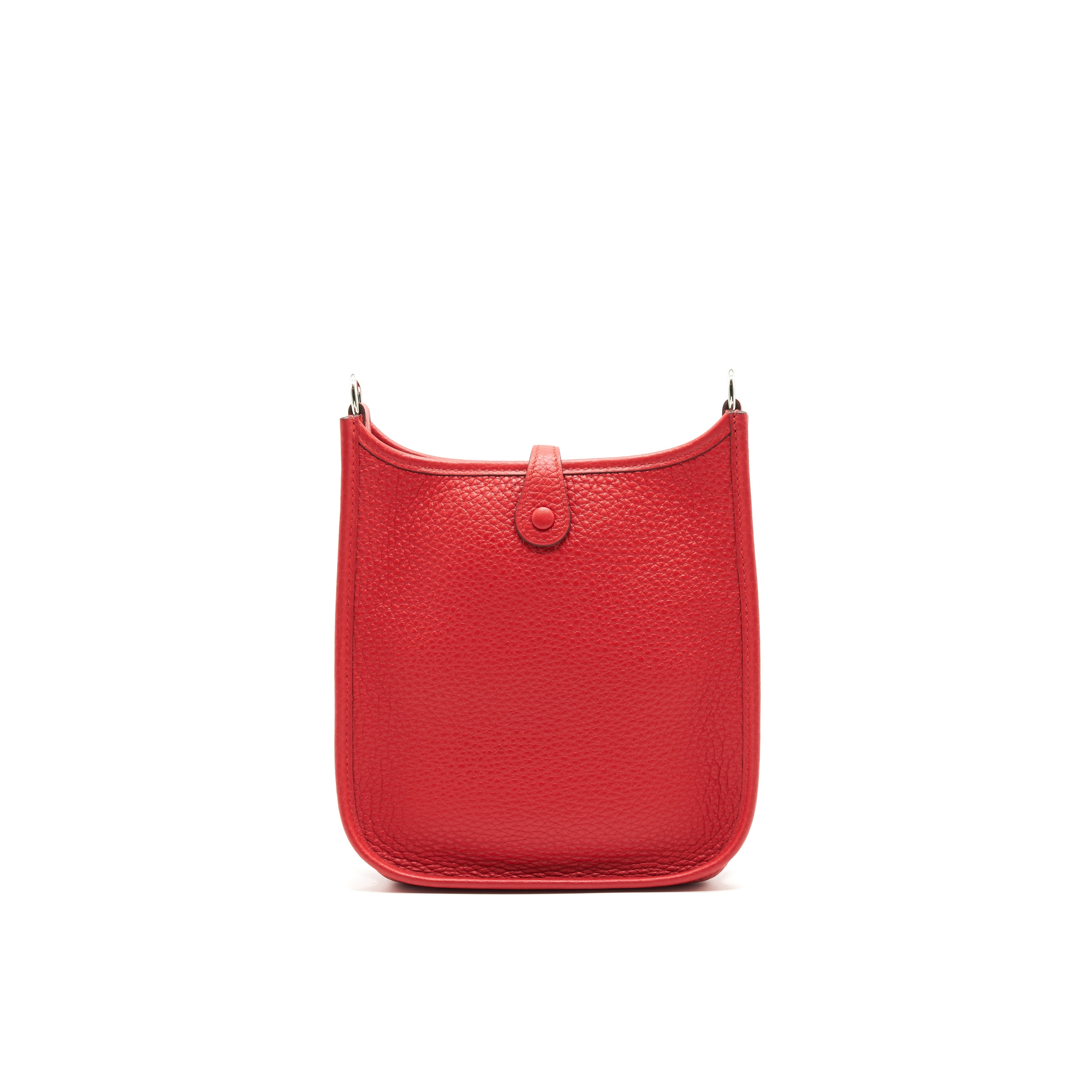 HERMES MINI EVELYNE ROUGE TOMATO