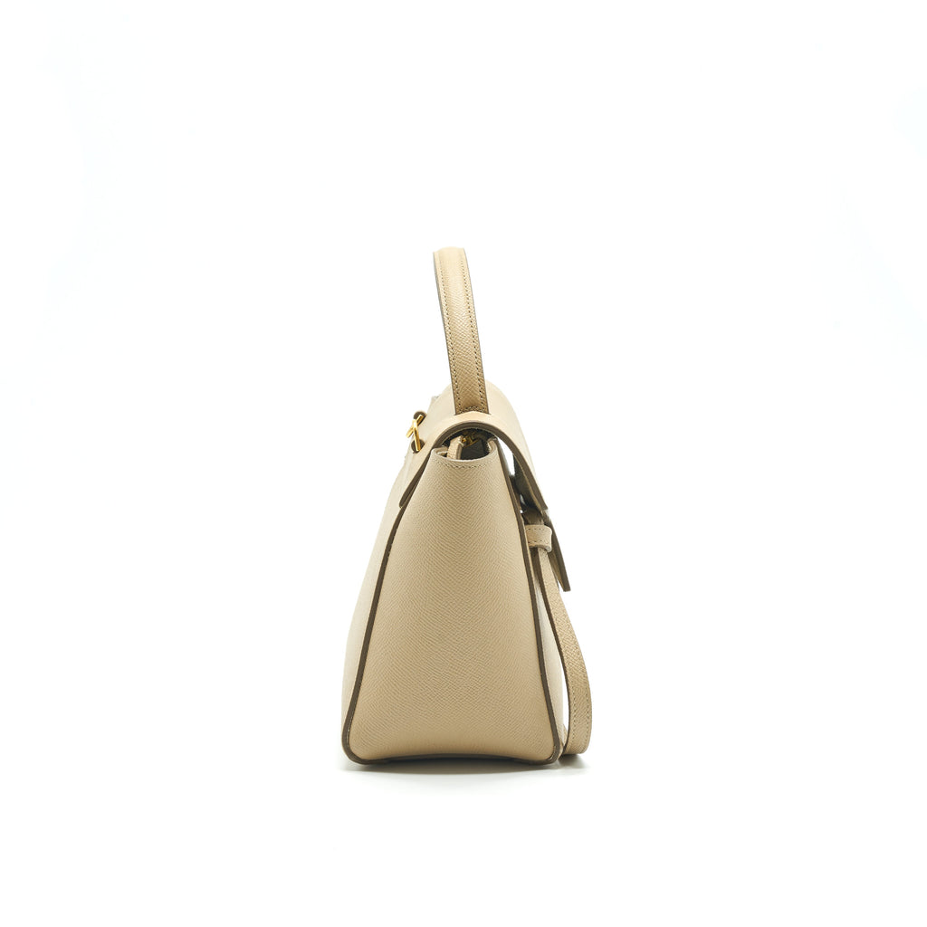 CELINE NANO BELT TRAINED CALFSKIN TAUPE