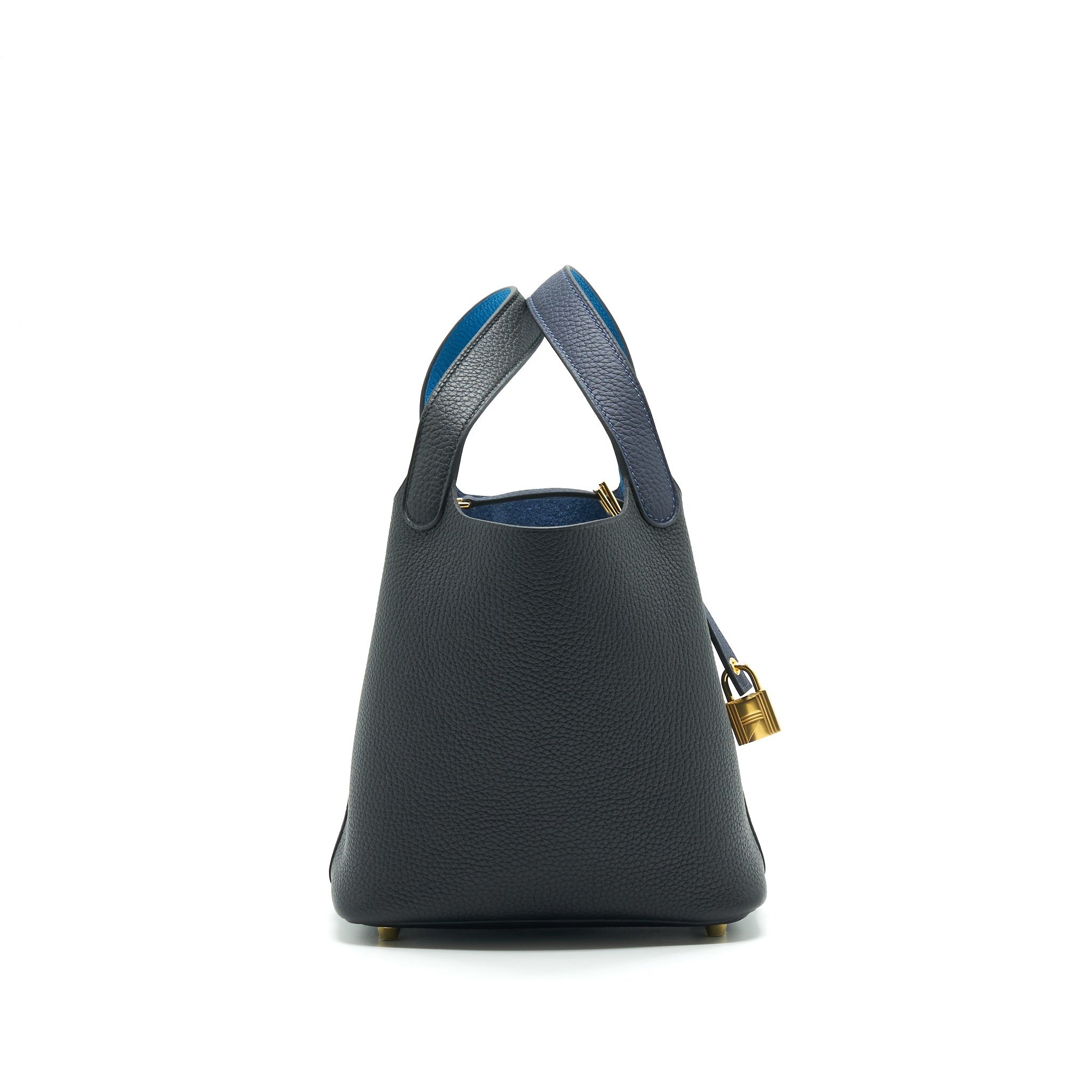 HERMES PICOTIN 18 BLEU NUIT/NOIR/BLUE FRIDA