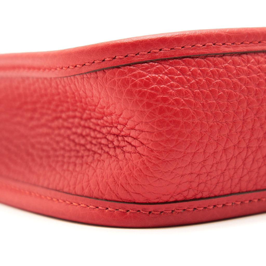 HERMES MINI EVELYNE ROUGE TOMATO