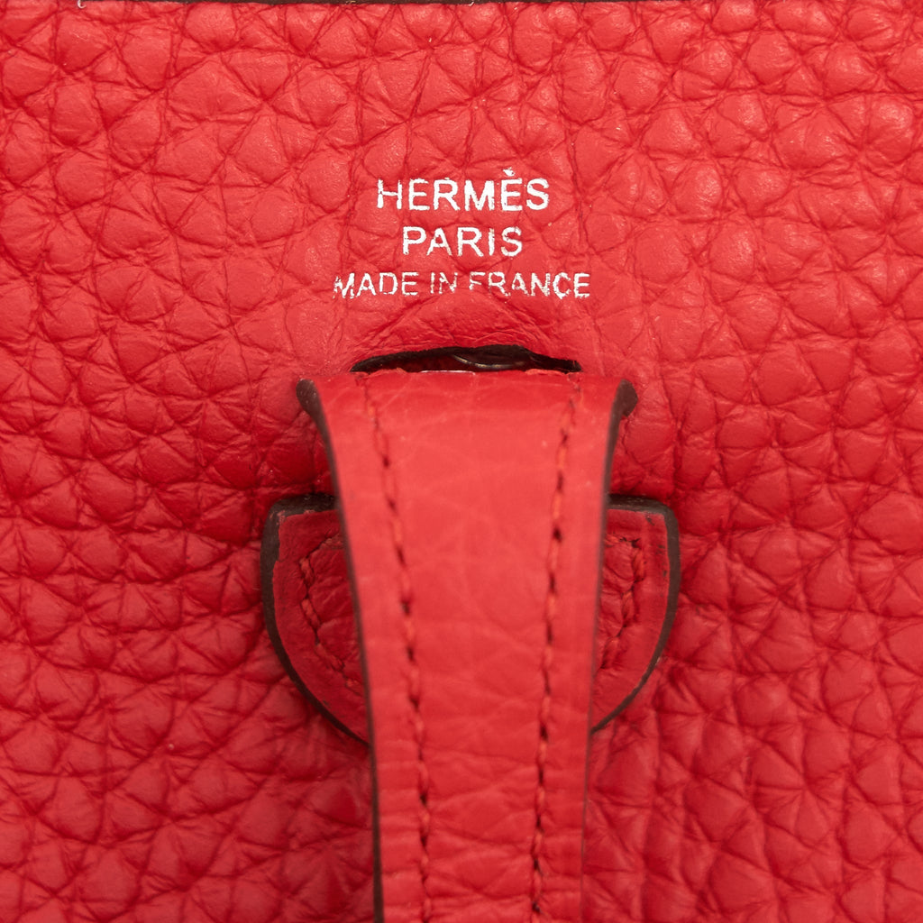 HERMES MINI EVELYNE ROUGE TOMATO
