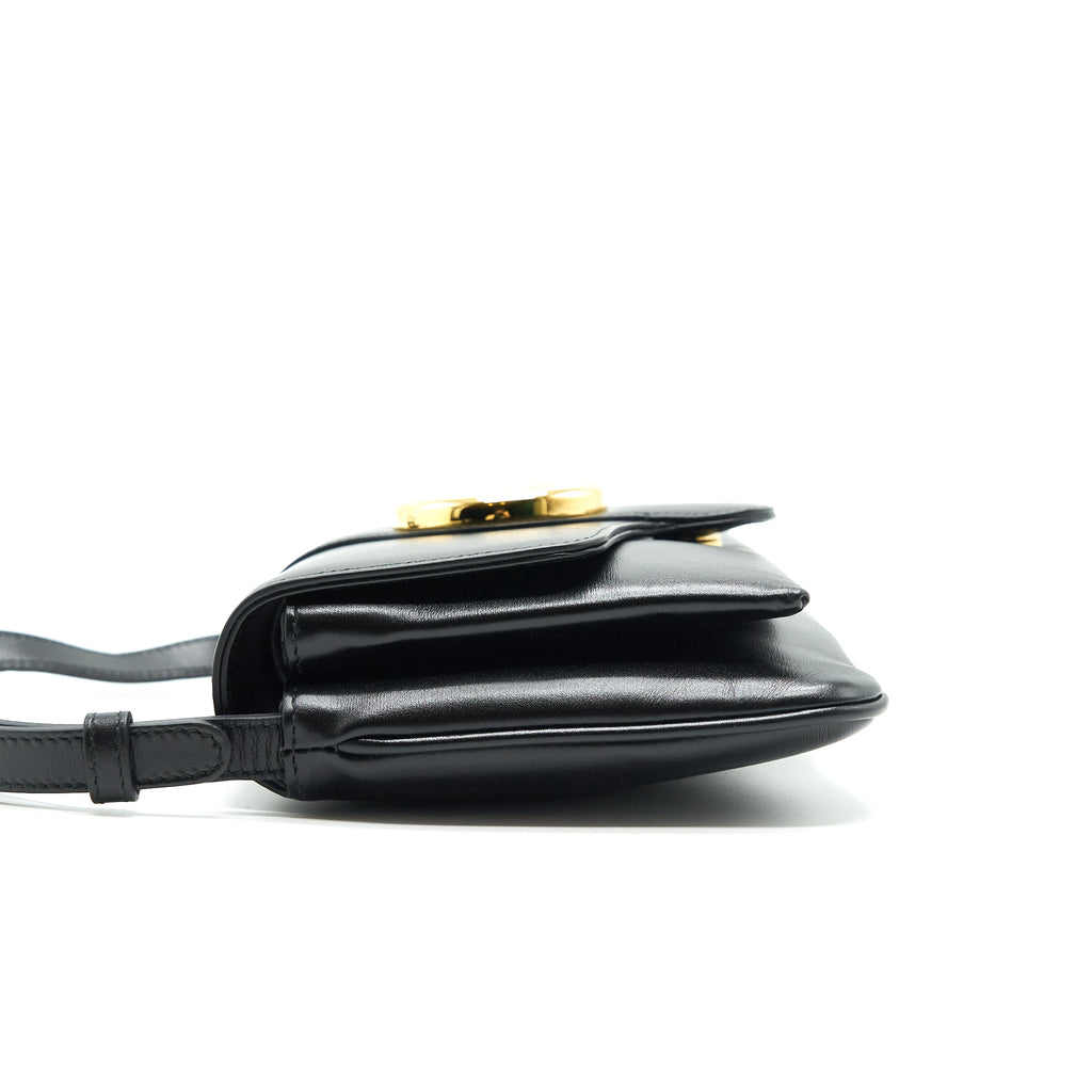 GUCCI ARLI SMALL SHOULDER BAG BLACK GHW