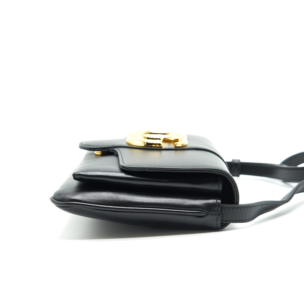 GUCCI ARLI SMALL SHOULDER BAG BLACK GHW