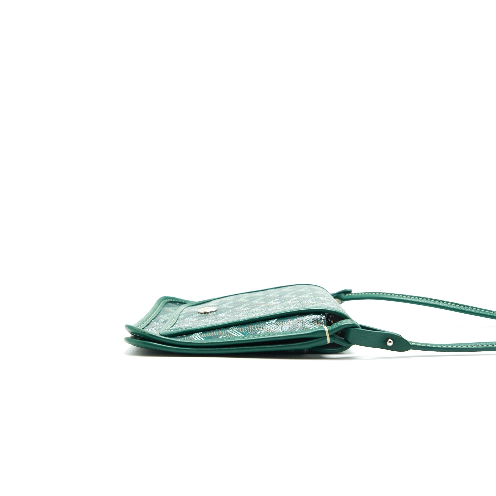 GOYARD PLUMET CROSSBAG WALLET CLUTCH GREEN