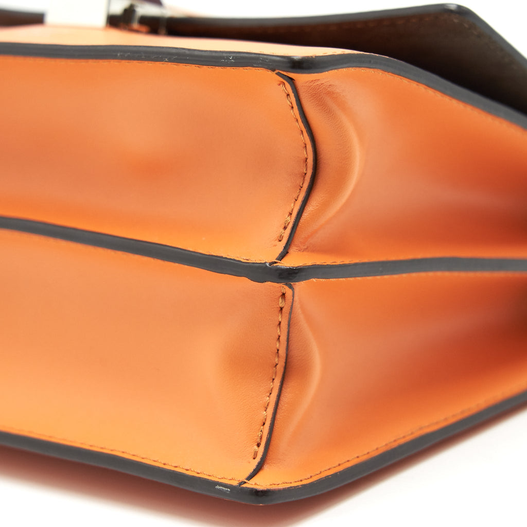 FENDI KAN I SMALL SHOULDER BAG ORANGE