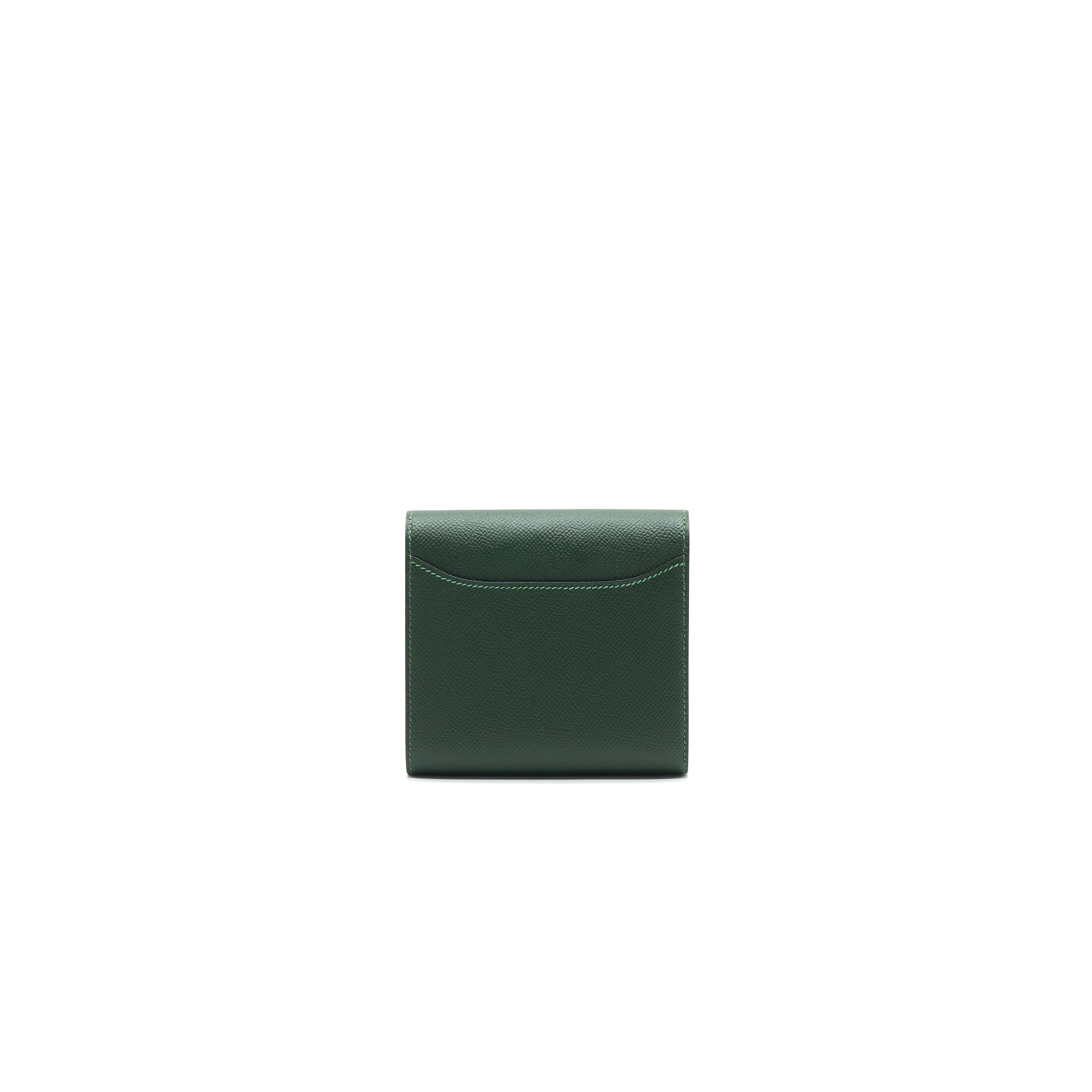 HERMES CONSTANCE WALLET DARK GREEN