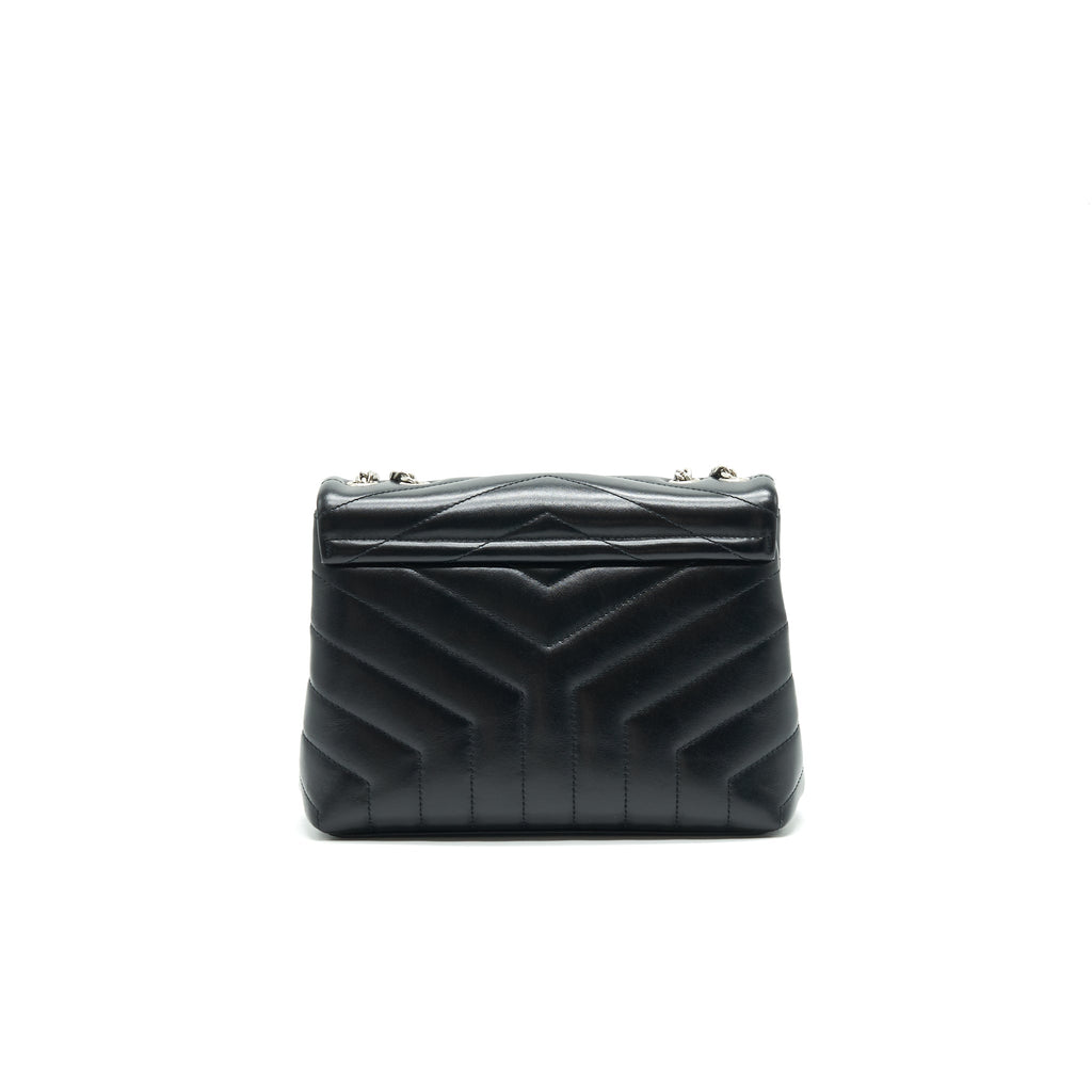 SAINT LAURENT SMALL LOULOU BAG BLACK SHW